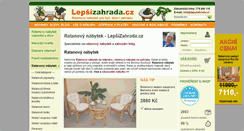 Desktop Screenshot of lepsizahrada.cz